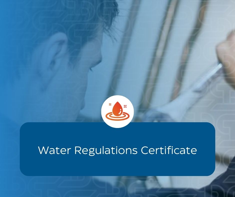 Water Regulations Certificate