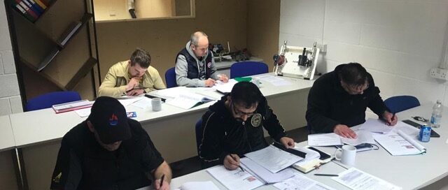 Students in the classroom at Staffordshire Training's centre in Stafford