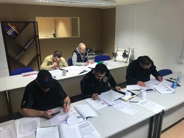 Students in the classroom at Staffordshire Training's centre in Stafford