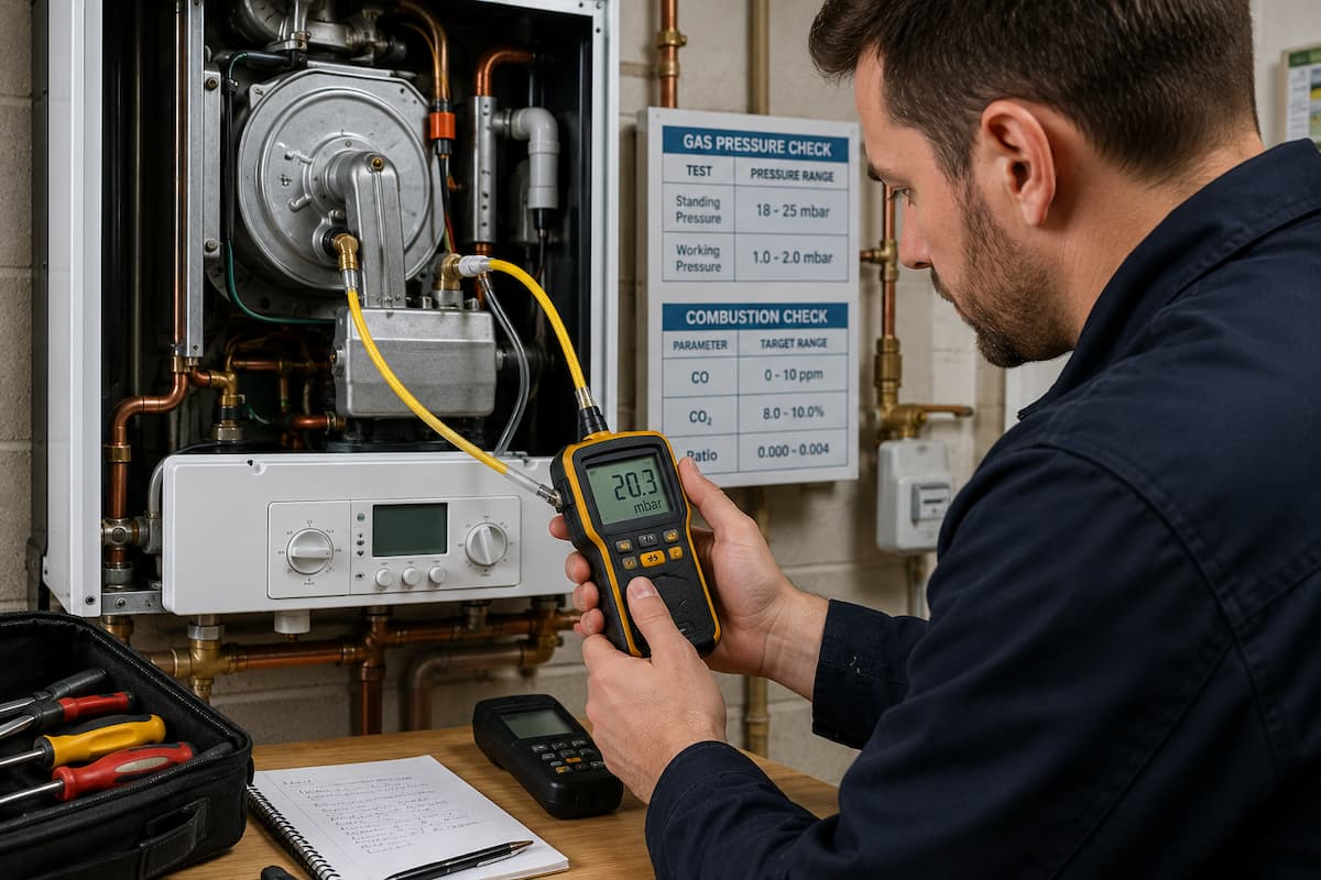 Gas Pressure Testing and Appliance Performance For Engineers - Staffordshire Training Services