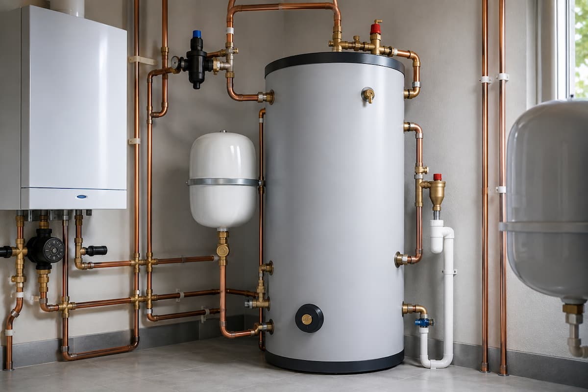 Unvented Hot Water Cylinders In Domestic Plumbing - Staffordshire Training Services
